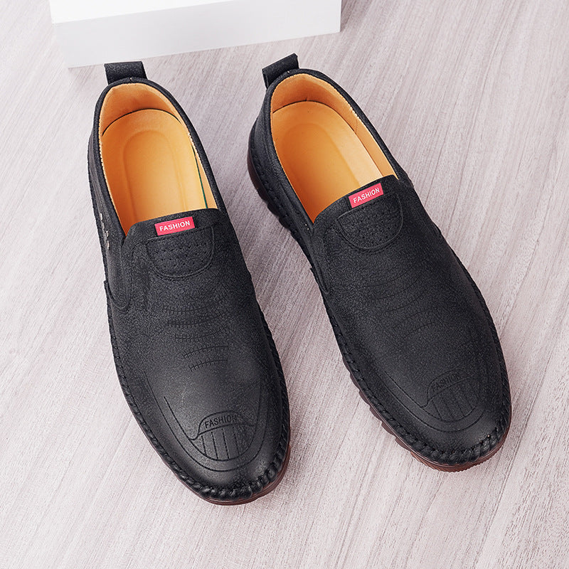 Zapatillas de piel transpirable antideslizante
