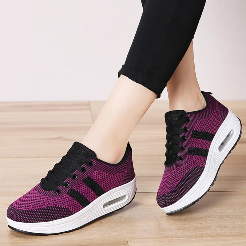 🔥Zapatos ortopédicos de punto con colchón de aire🏃♀️