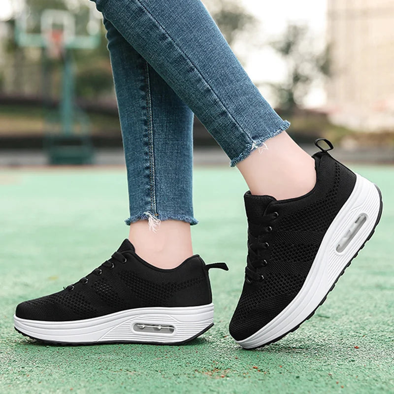🔥Zapatos ortopédicos de punto con colchón de aire🏃♀️