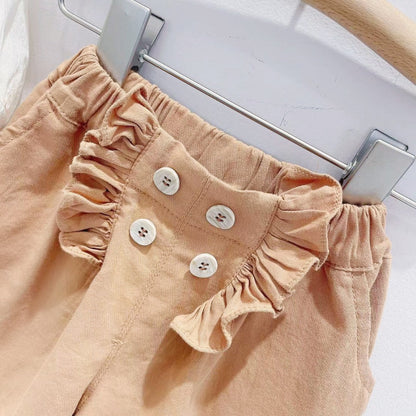 Camisetas y pantalones cortos para niña (traje)