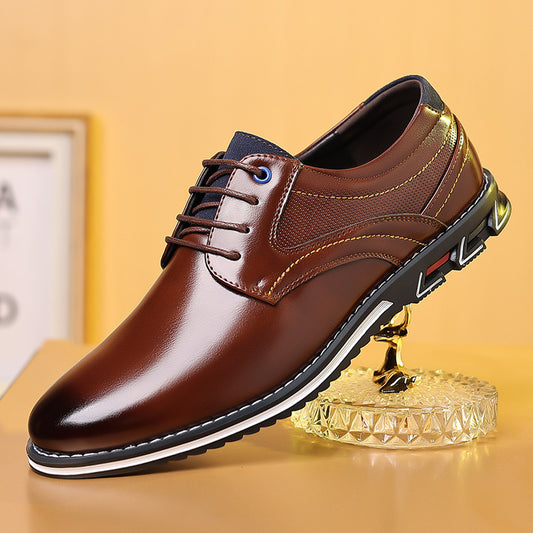 Zapatos ortopédicos de cuero para hombre.