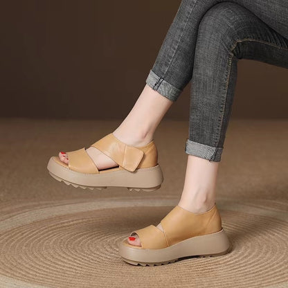 Sandalias de suela blanda con velcro