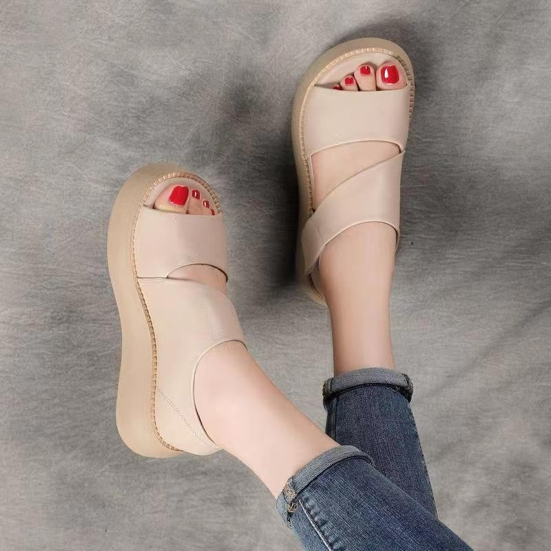 Sandalias de suela blanda con velcro