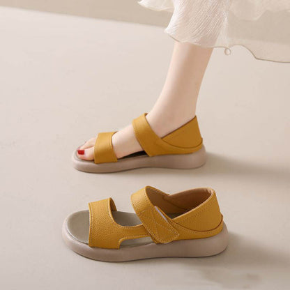 Sandalias de piel