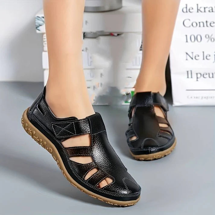 Sandalias retro casual de suela blanda