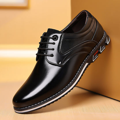 Zapatos ortopédicos de cuero para hombre.