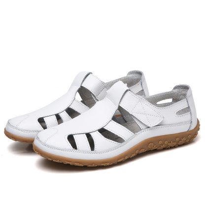 Sandalias retro casual de suela blanda