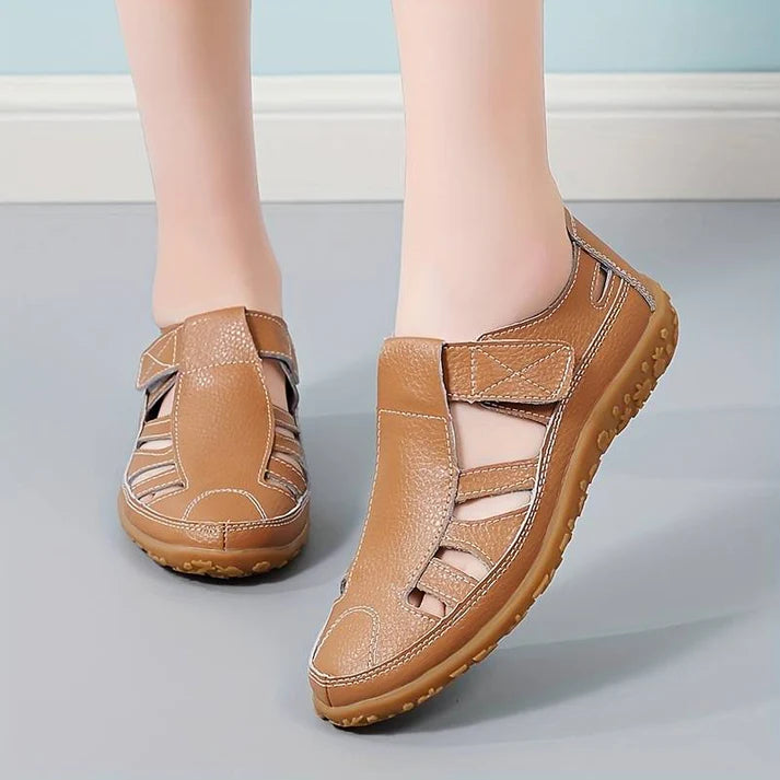 Sandalias retro casual de suela blanda