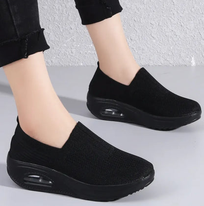 Zapatillas antideslizantes de aire para mujer