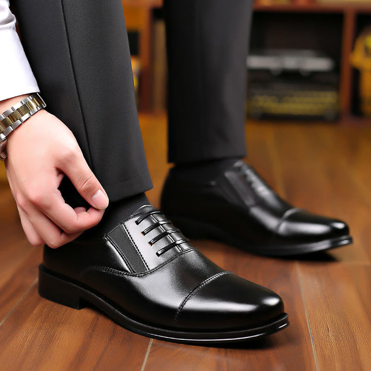 Zapatos de cuero formales de negocios para hombres