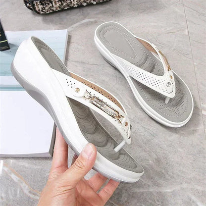 Soft sole support flip-flops