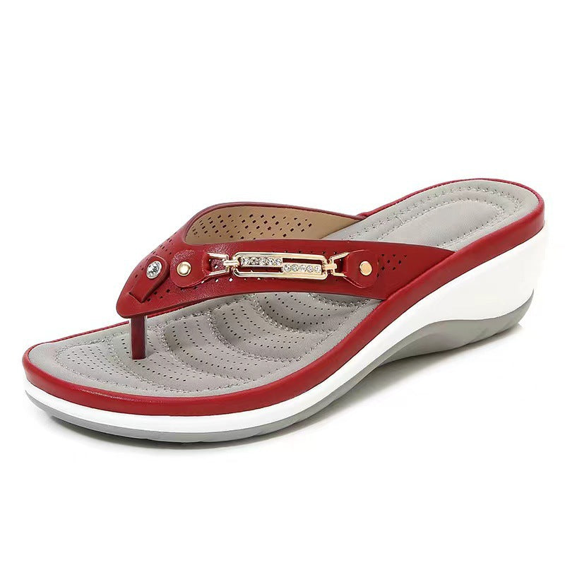 Soft sole support flip-flops