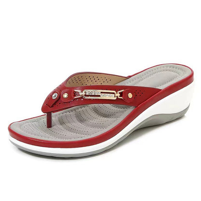 Soft sole support flip-flops