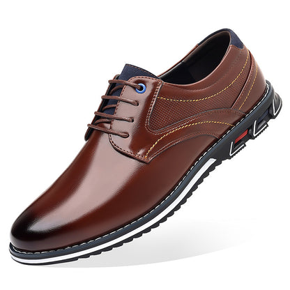 Zapatos ortopédicos de cuero para hombre.