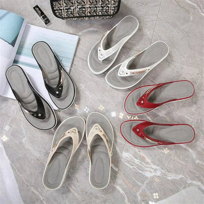Soft sole support flip-flops