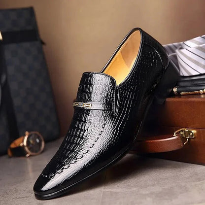 Zapatos de cuero italianos hechos a mano para hombre