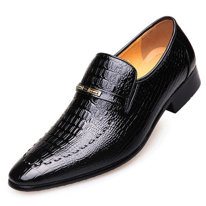 Zapatos de cuero italianos hechos a mano para hombre