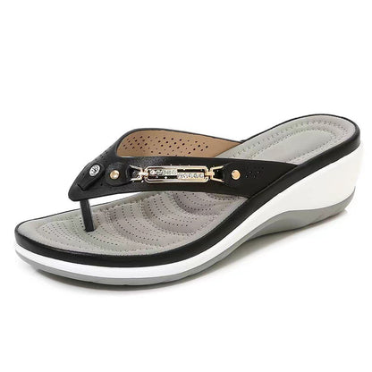 Soft sole support flip-flops