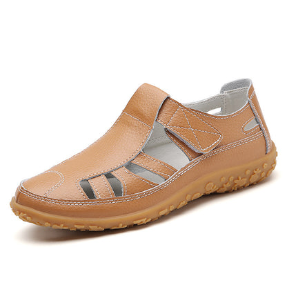 Sandalias retro casual de suela blanda