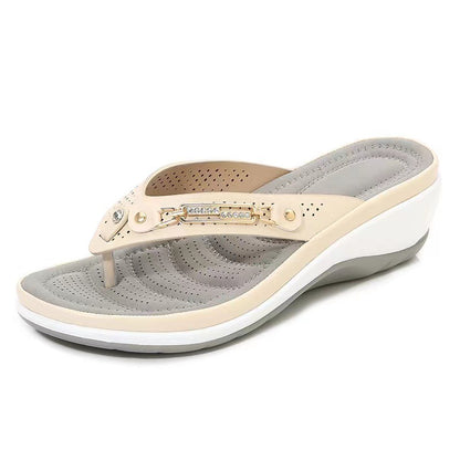 Soft sole support flip-flops